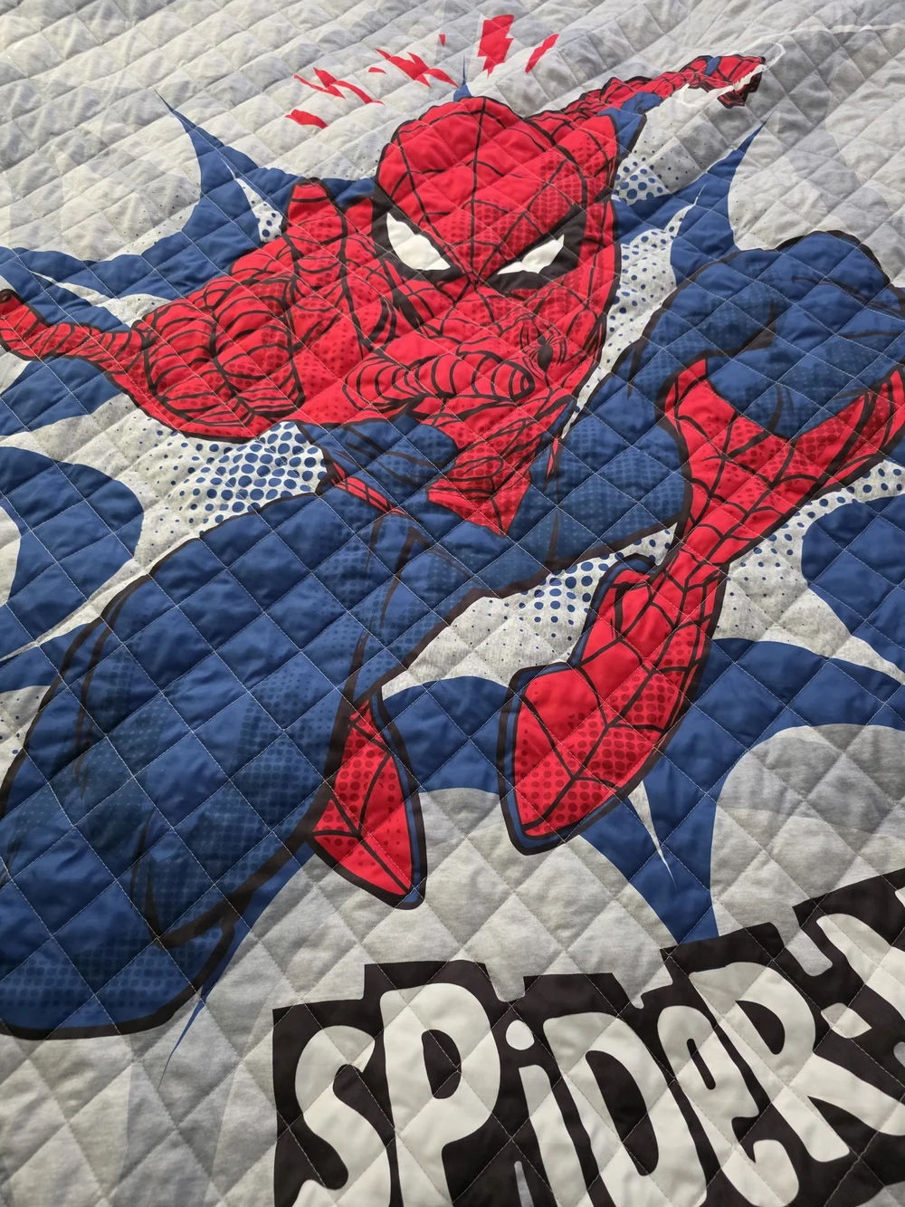 Marvel Spider-Man Quilt TWIN Gently Used